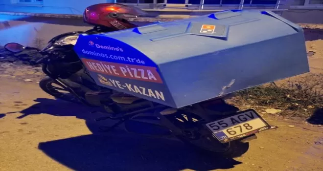 Samsun’da otomobille çarpışan motosiklet sürücüsü yaralandı