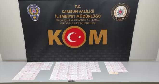 Samsun’da piyasaya sahte para sürmek isteyen 2 zanlı yakalandı