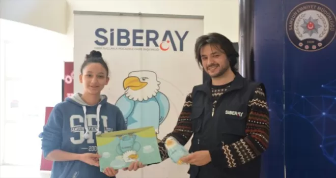 Samsun'da SİBERAY'ın pilot okulunda 510 öğrenciye proje anlatıldı