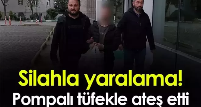Samsun’da silahla yaralama! Pompalı tüfekle ateş etti
