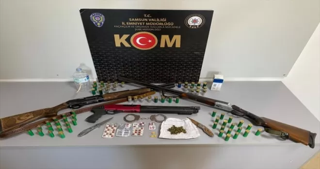Samsun'da suç örgütü operasyonunda 2 zanlı yakalandı
