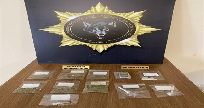 Samsun’da uyuşturucu operasyonunda 2 zanlı yakalandı