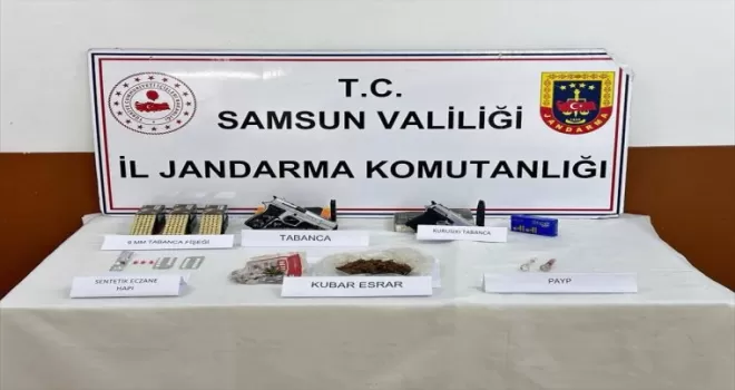 Samsun’da uyuşturucu operasyonunda 2 zanlı yakalandı