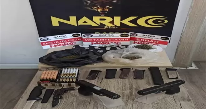 Samsun'da uyuşturucu operasyonunda 3 zanlı tutuklandı