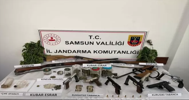 Samsun’da uyuşturucu operasyonunda 3 zanlı yakalandı