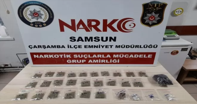 Samsun’da uyuşturucu operasyonunda 4 zanlı yakalandı