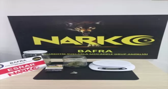 Samsun’da uyuşturucu operasyonunda bir şüpheli yakalandı