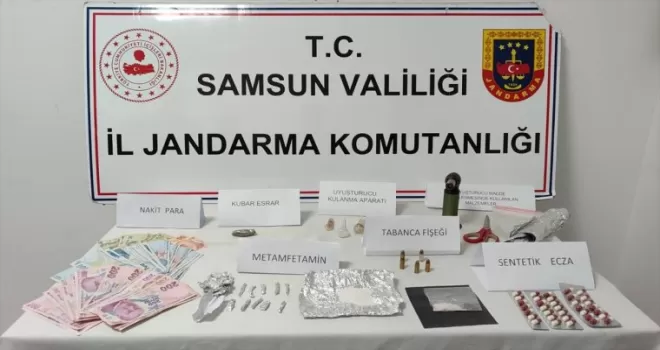 Samsun’da uyuşturucu ticareti yaptığı iddiasıyla 3 kişi yakalandı