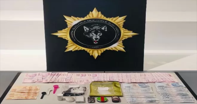 Samsun'da uyuşturucu ticareti yaptığı öne sürülen 4 zanlı yakalandı