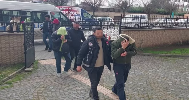 Samsun’da uyuşturucu ticareti yaptıkları iddiasıyla 4 kişi yakalandı