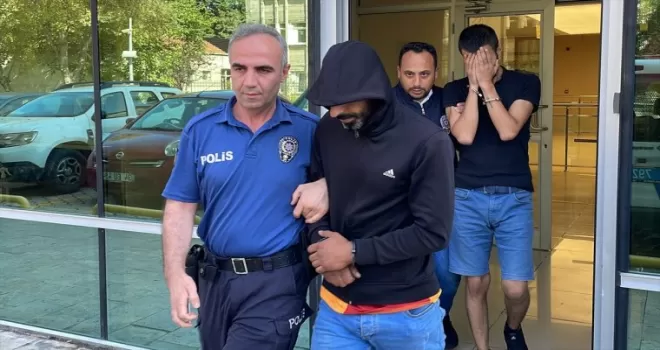 Samsun'da yakalanan 2 hırsızlık zanlısı tutuklandı