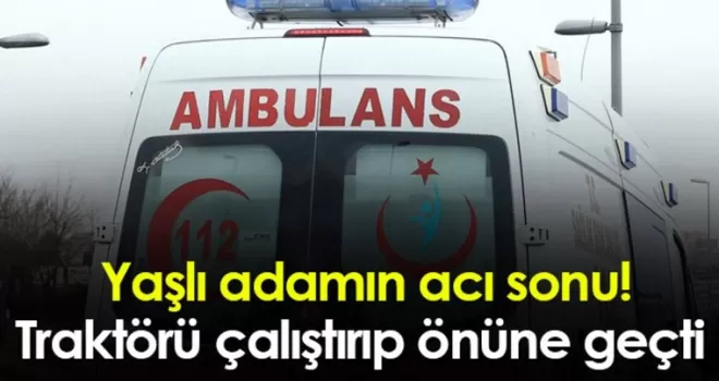 Samsun’da yaşlı adamın acı sonu!