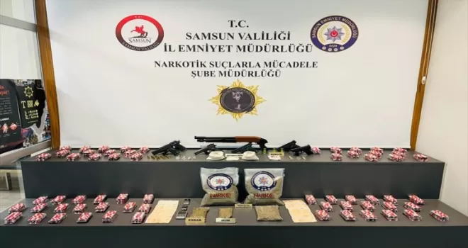 Samsun’daki uyuşturucu operasyonunda 16 kişi yakalandı