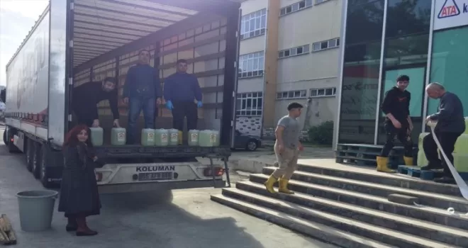 Samsun’dan deprem bölgesine 120 ton hijyen malzemesi gönderilecek