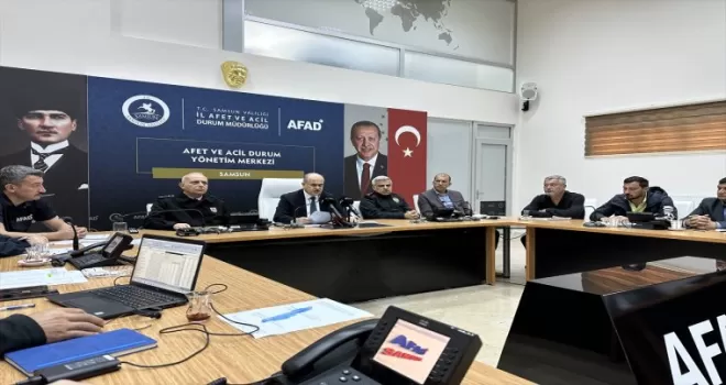 Samsun Valisi Zülkif Dağlı AFAD’da açıklama yaptı: