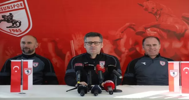 Samsunspor Teknik Direktörü Eroğlu: “Hedefimiz Samsunspor'u Süper Lig'e taşımak“