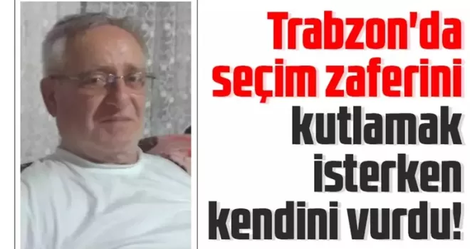Seçim zaferini kutlamak isterken tutukluk yapan silahı ile kendini vurdu