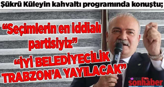 “Seçimlerin en iddialı partisiyiz”