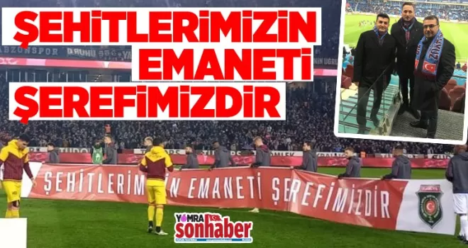 Şehidimizin emanetleri şerefimizdir
