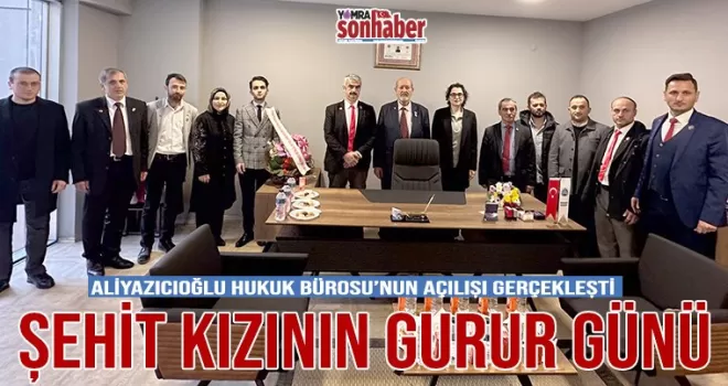 Şehit kızının gurur günü