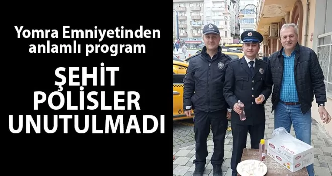 Şehit Polisler Unutulmadı