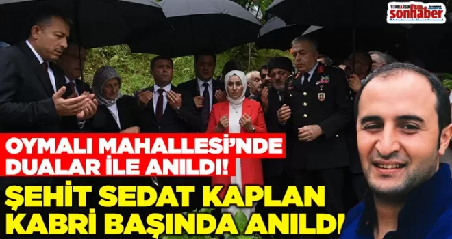 Şehit Sedat Kaplan Kabri Başında Anıldı