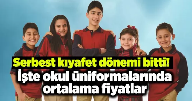 Serbest kıyafet dönemi bitti! 