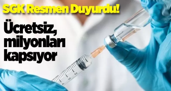 SGK resmen duyurdu! Ücretsiz, milyonları kapsıyor