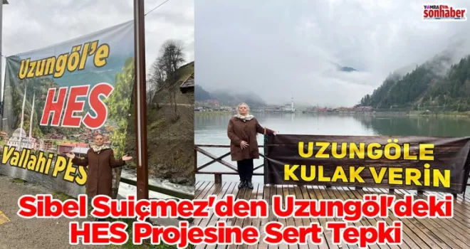 Sibel Suiçmez’den Uzungöl’de HES Projesine Sert Tepki