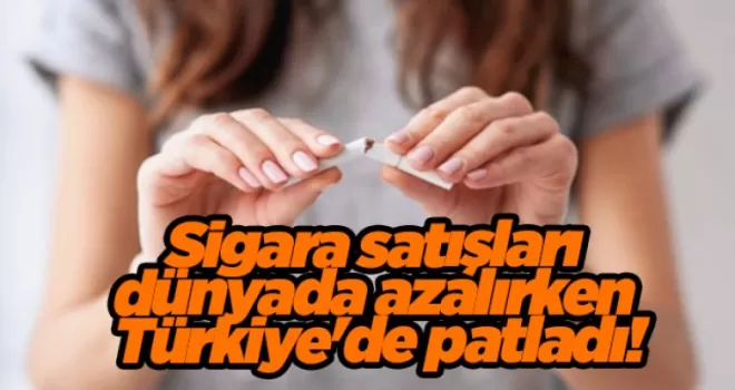 Sigara satışları dünyada azalırken Türkiye’de patladı!