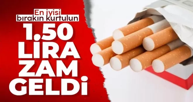 Sigaraya zam geldi!