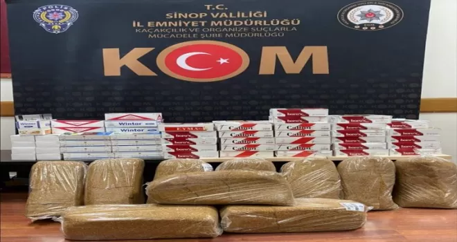 Sinop'ta 30 bin 200 makaron ele geçirildi