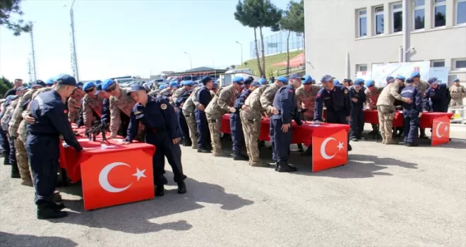 Sinop’ta engelliler bir günlük temsili askerlik yaptı