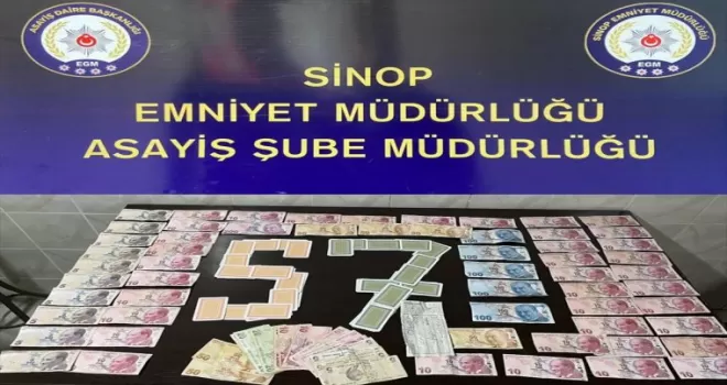 Sinop’ta kumar oynatan ve oynayan kişilere para cezası uygulandı