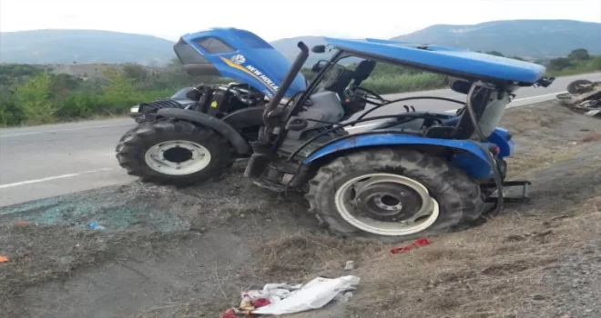 Sinop’ta traktörle çarpışan kamyonetin sürücüsü öldü