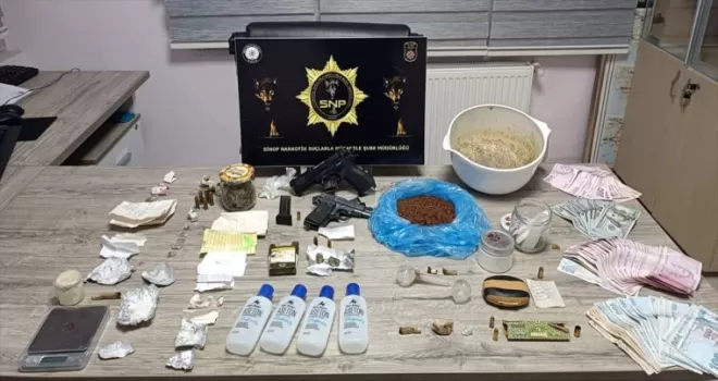 Sinop’ta uyuşturucu operasyonunda 2 kişi yakalandı