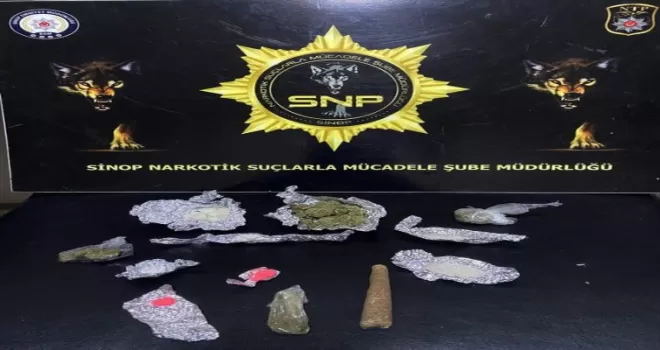 Sinop’ta uyuşturucu operasyonunda 9 şüpheli yakalandı