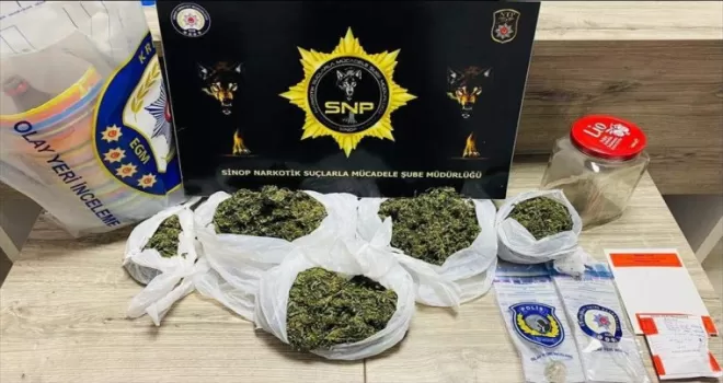 Sinop'ta uyuşturucu operasyonunda bir kişi yakalandı