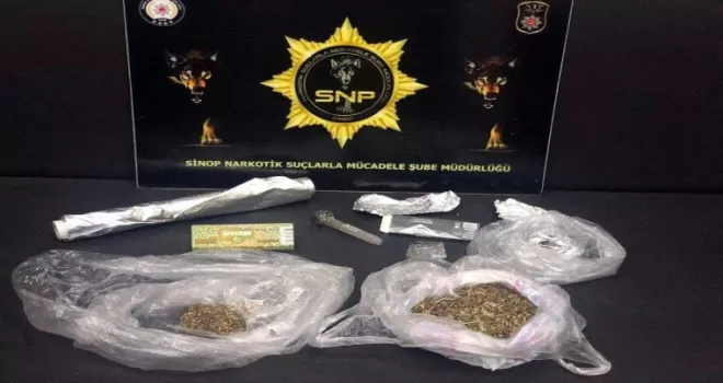 Sinop’ta uyuşturucu operasyonunda bir kişi yakalandı