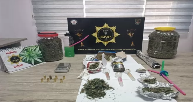 Sinop'ta uyuşturucu operasyonunda zanlı tutuklandı