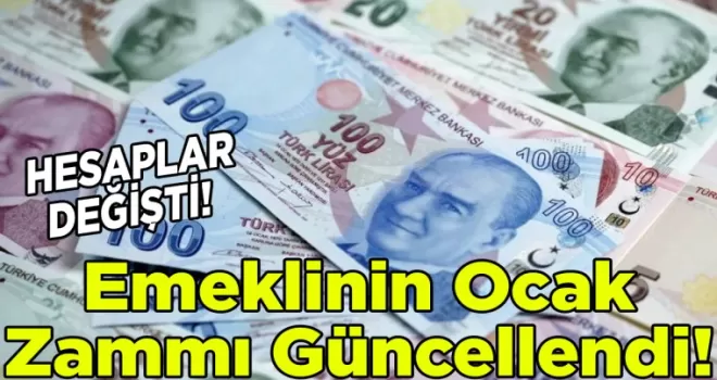 SSK ve Bağ-Kur Emeklisinin Ocak Zammı Güncellendi!