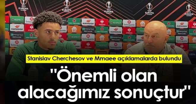 Stanislav Cherchesov: “Önemli olan alacağımız sonuçtur“