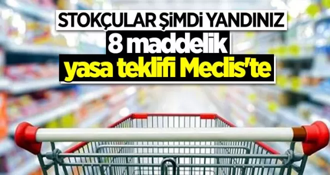 Stokçulukla mücadele yasası TBMM'de