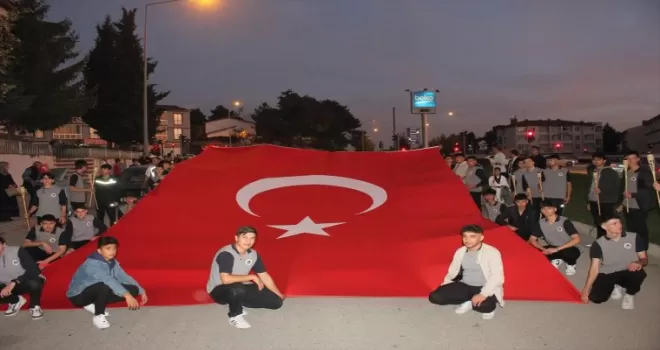 Suluova’da fener alayı düzenlendi