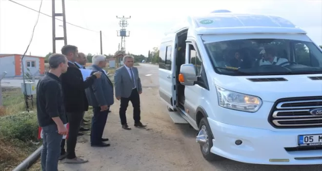 Suluova'da öğrenci servisleri denetlendi