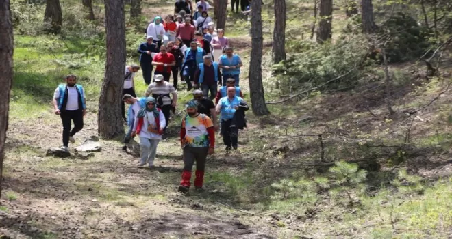 Sungurlu’da doğa yürüyüşü yapıldı