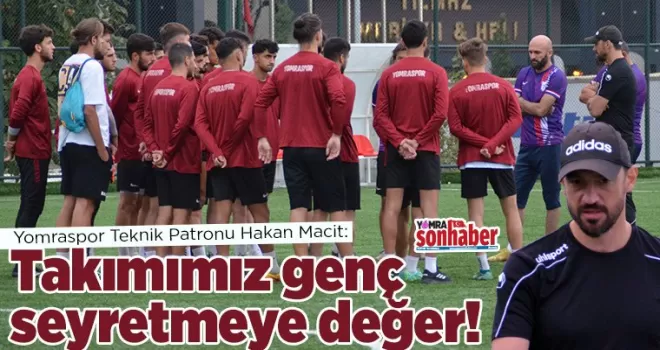 Takımımız genç  seyretmeye değer!