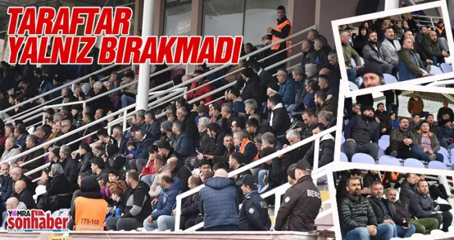 Taraftar maça ilgi gösterdi
