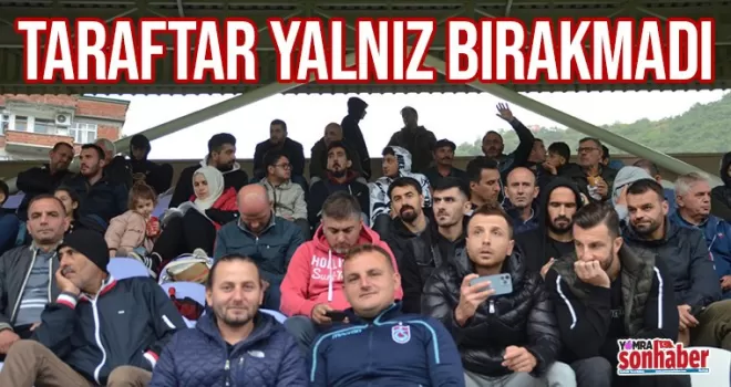 Taraftar yalnız bırakmadı