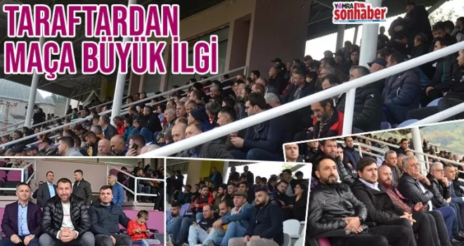 Taraftardan maça büyük ilgi